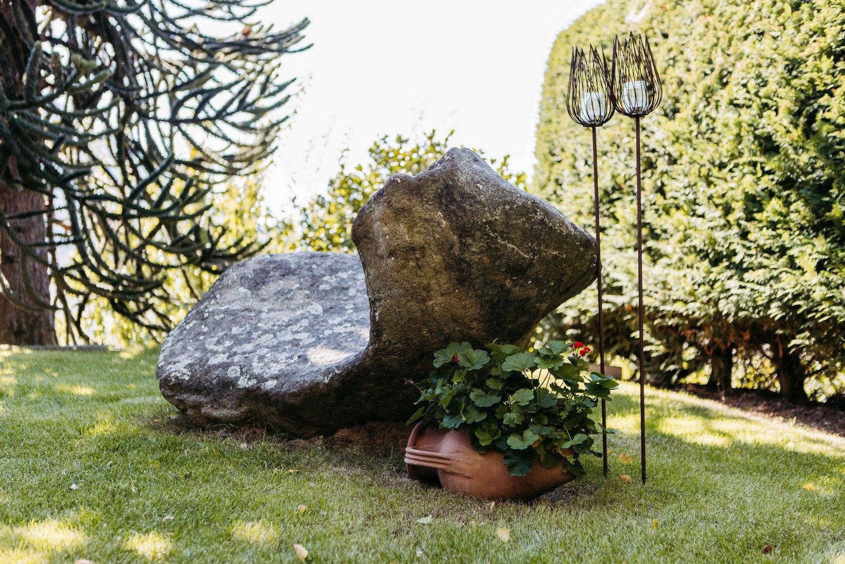 Garten der Pension St. Corbinian