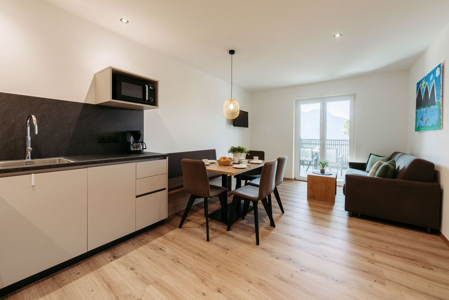 Wohnküche der Ferienwohnung