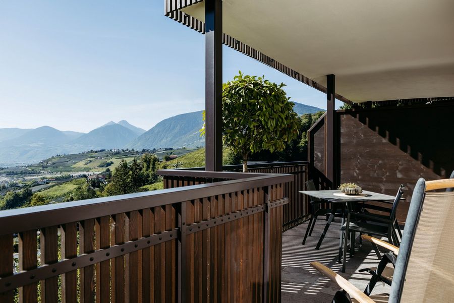 Aussicht vom Balkon
